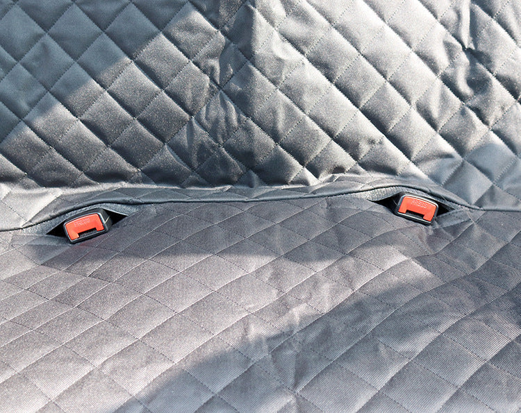 Dog Car Seat Cover Hammock with Mesh Window and Seat Belt