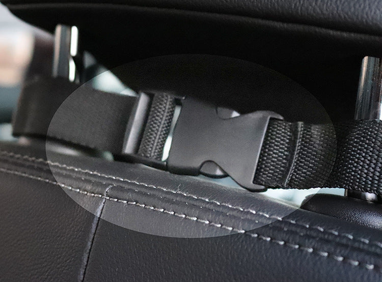 Dog Car Seat Cover Hammock with Mesh Window and Seat Belt