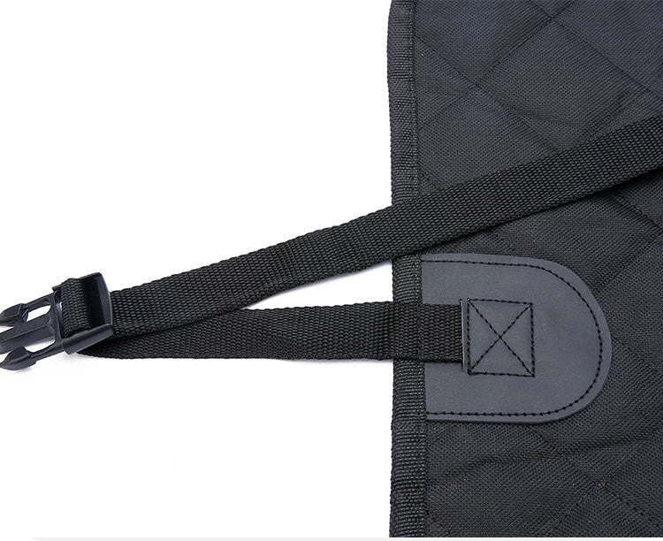Dog Car Seat Cover Hammock with Mesh Window and Seat Belt